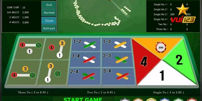 Cách chơi fantan Vui123 cho newbie