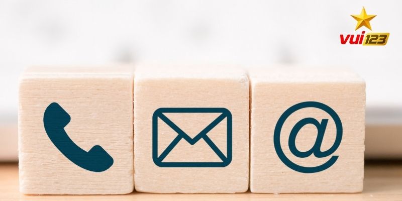 Liên hệ qua email với nhà cái Vui123